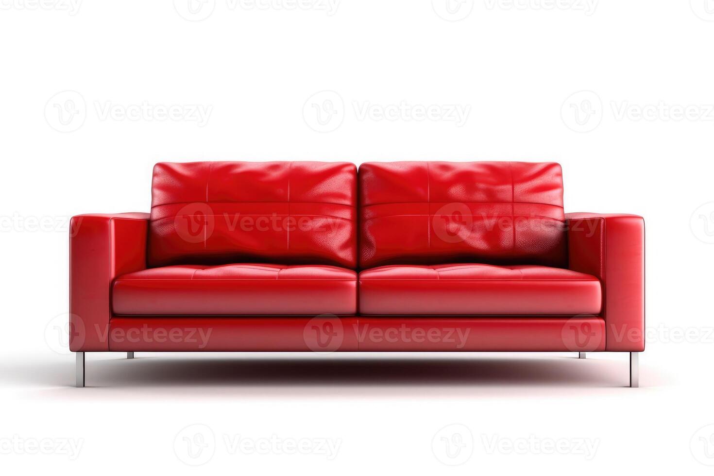 stock foto of 3d modern sofa on a white background photo