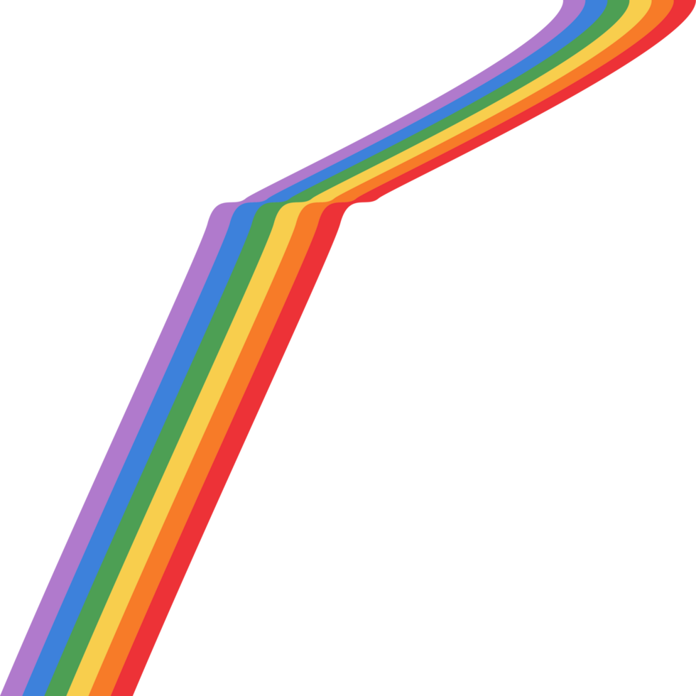 Rain bow LGBT icon PNG