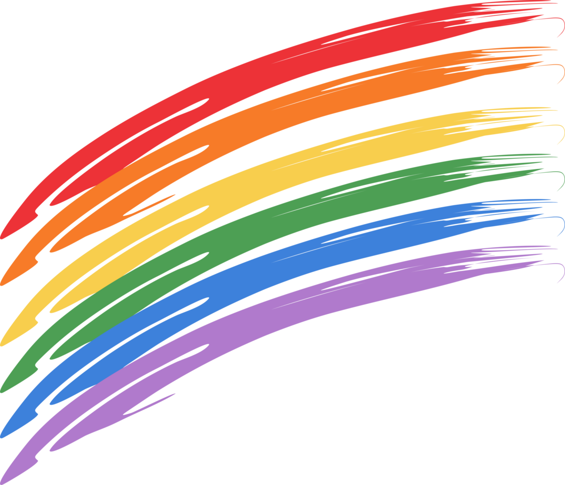 Rain bow LGBT icon PNG