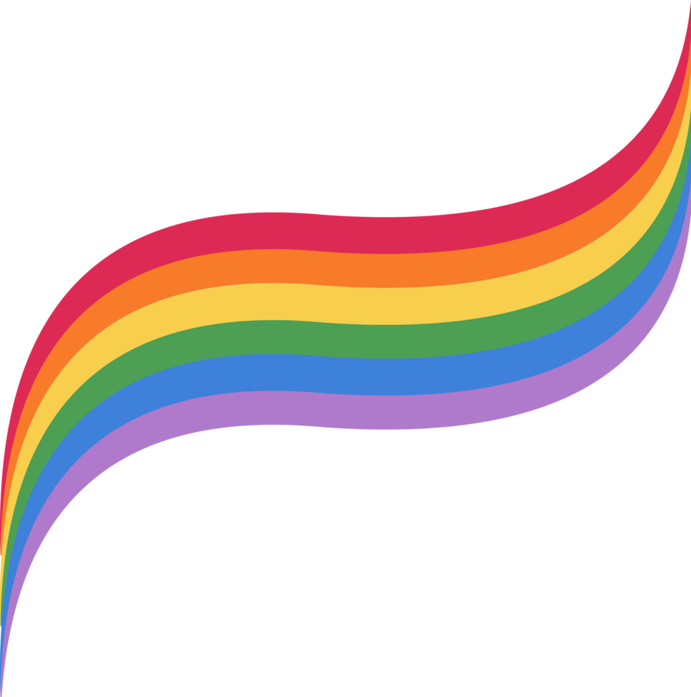 Rain bow LGBT icon PNG