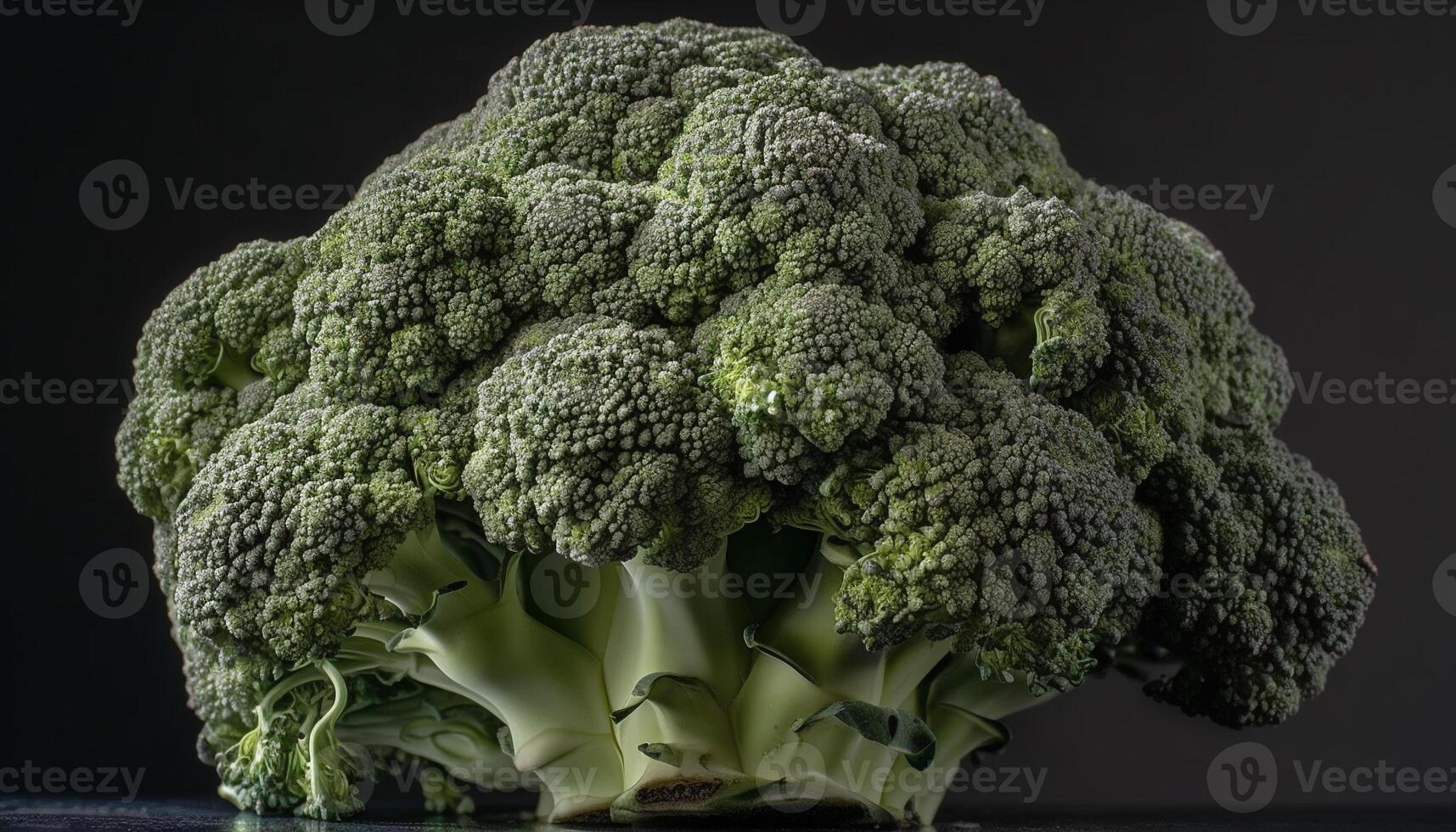 sano comiendo Fresco vegetal ensalada con crucifijos generado por ai foto