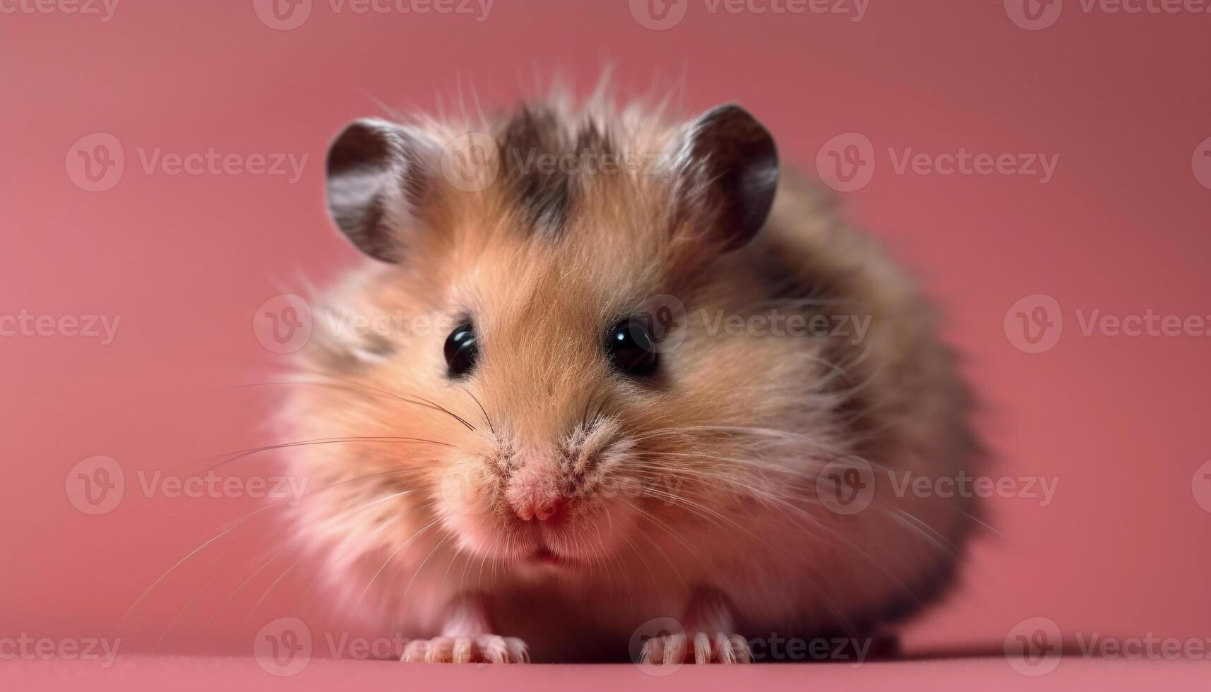 mullido roedor retrato tímido Guinea cerdo sentado generado por ai foto