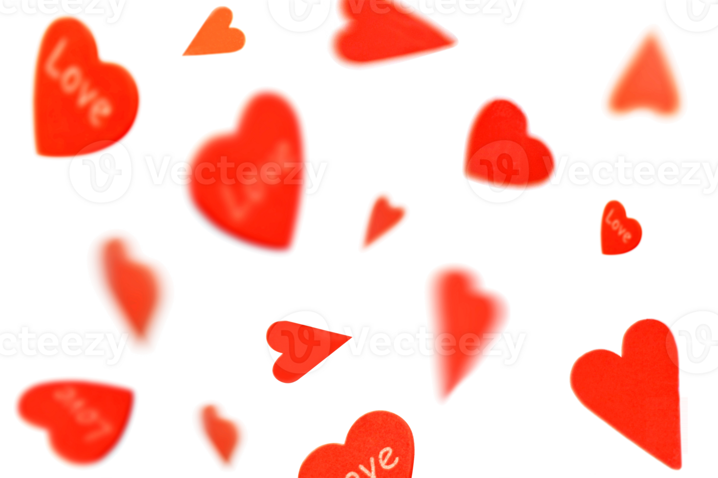 hearts flying whirl in the air for valentines design . valentine's day background png