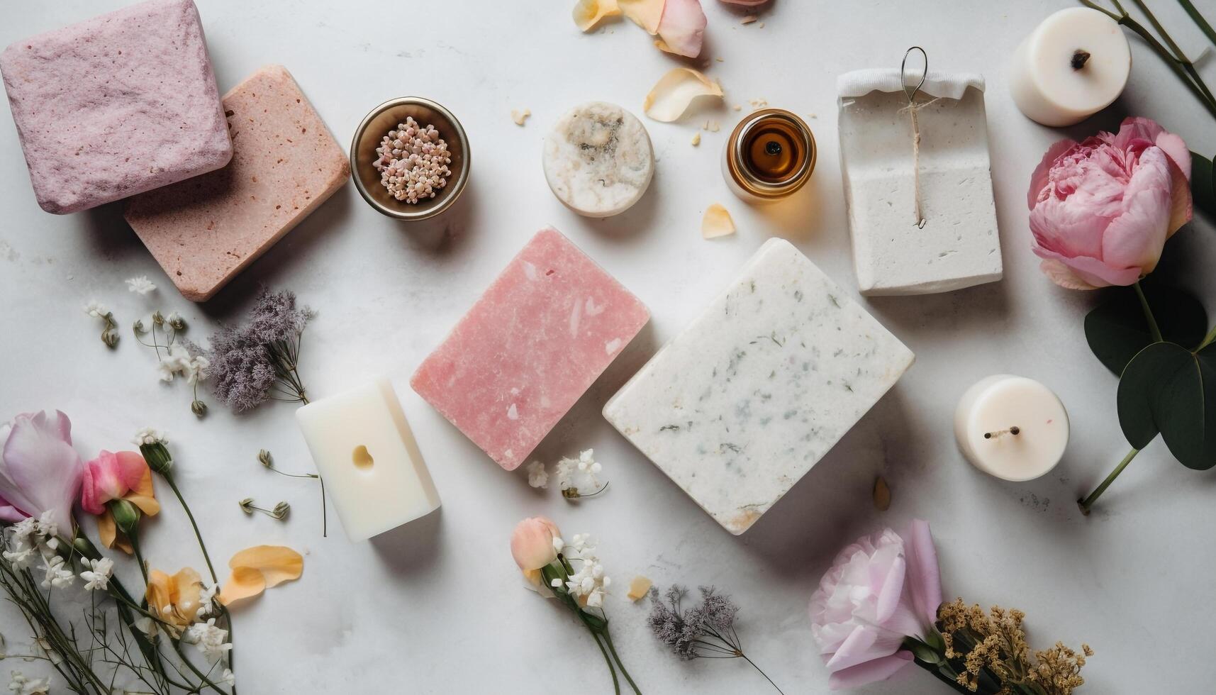 Pampering with Organic Spa Treatment for Wellbeing generated by AI photo