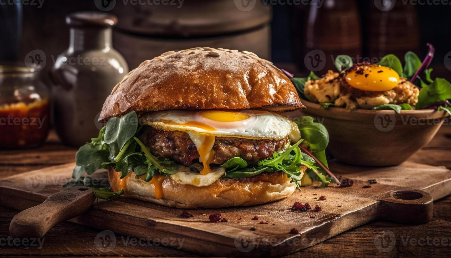 Beef Ciabatta Burger Recipe