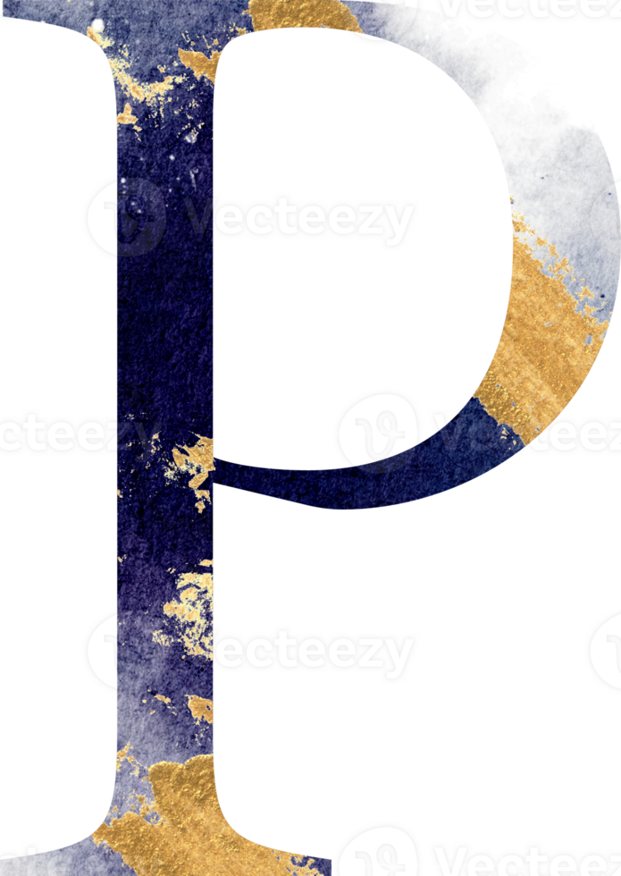 Alphabet watercolor letter png