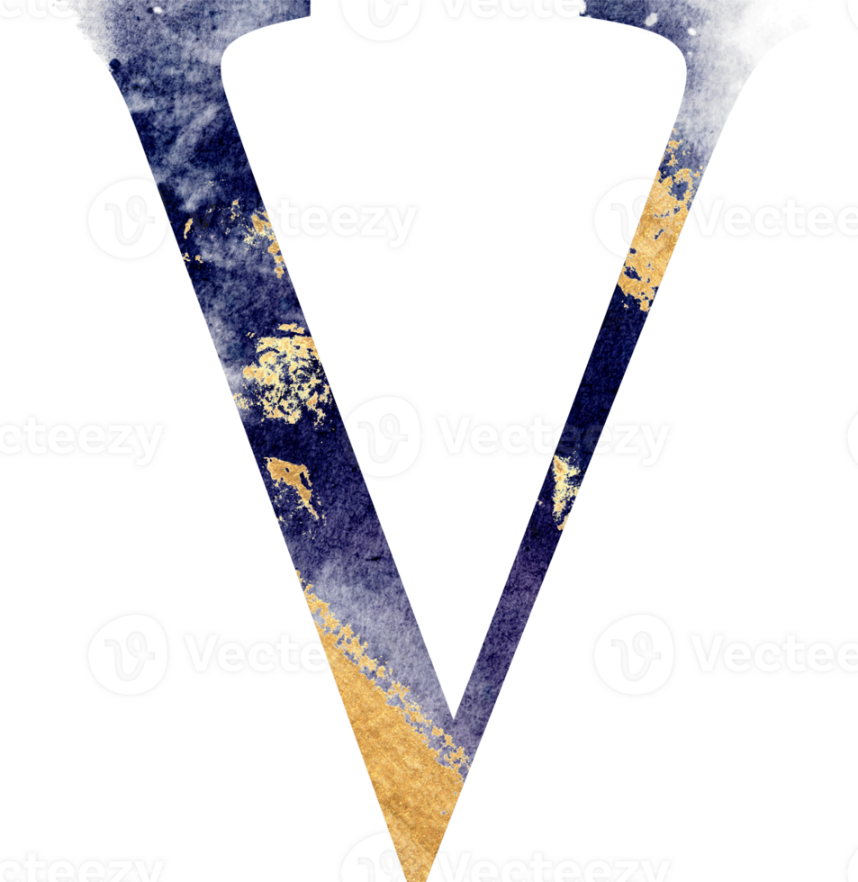 Alphabet watercolor letter png
