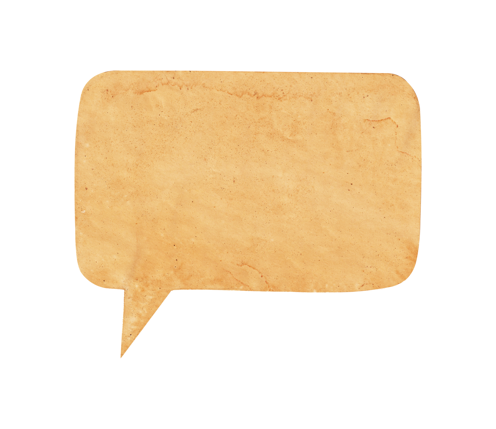 Retro Bubble Text Paper Isolated 24657116 PNG
