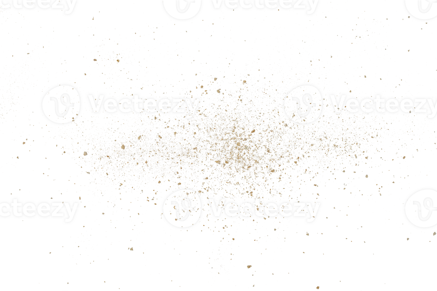 Abstract explosion dust particle overlay png