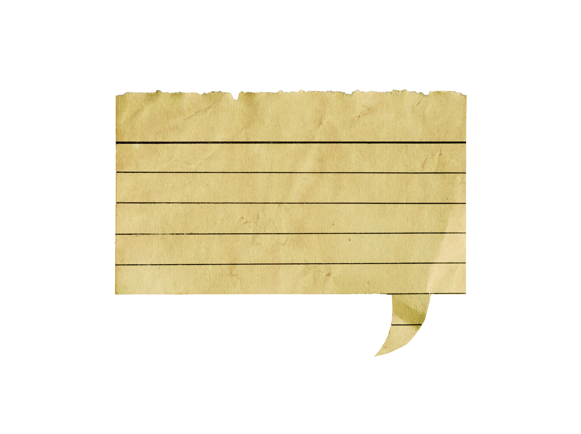 old-speech-bubble-text-paper-isolated-retro-paper-element-24657164-png