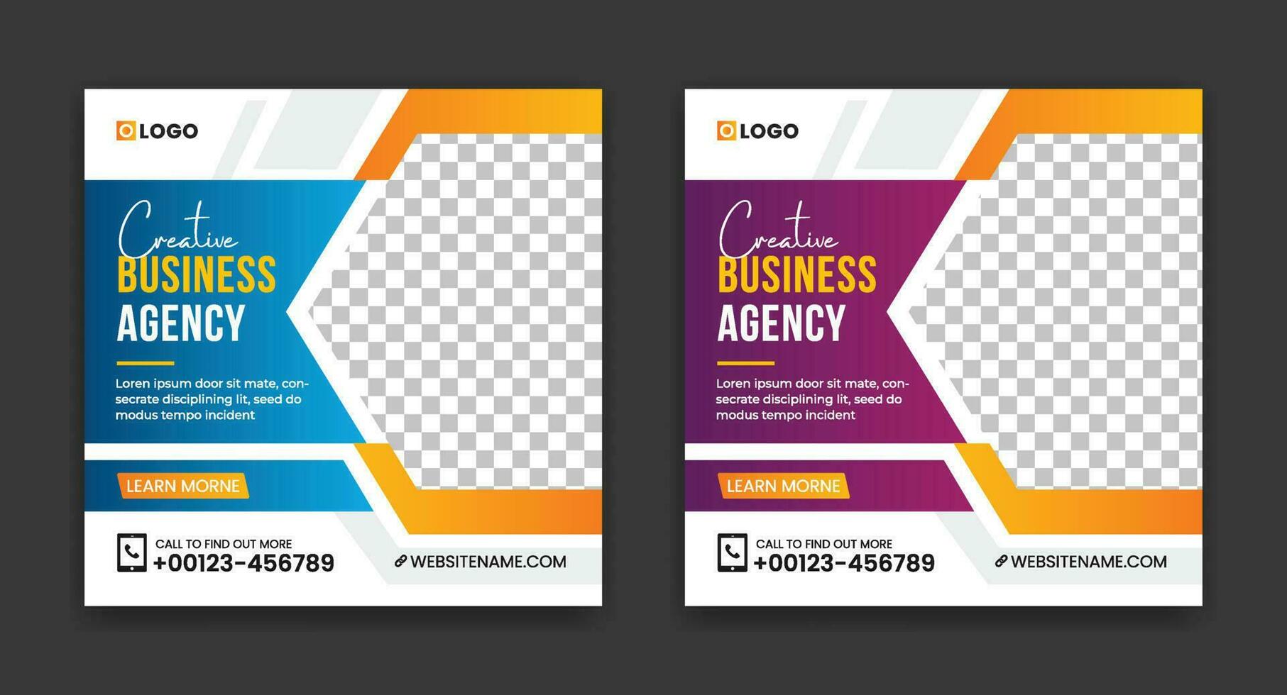 Digital marketing agency banner for social media post , corporate web banner template, digital business marketing social media post banner, web post design, banner ads, web ad vector