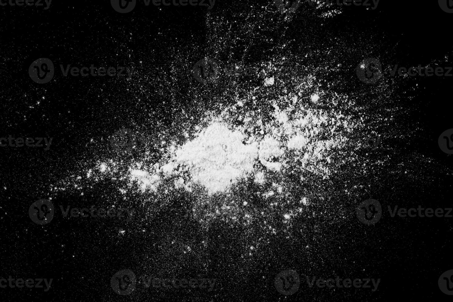 explosion with powder particles. Abstract white particle 24657702 Stock