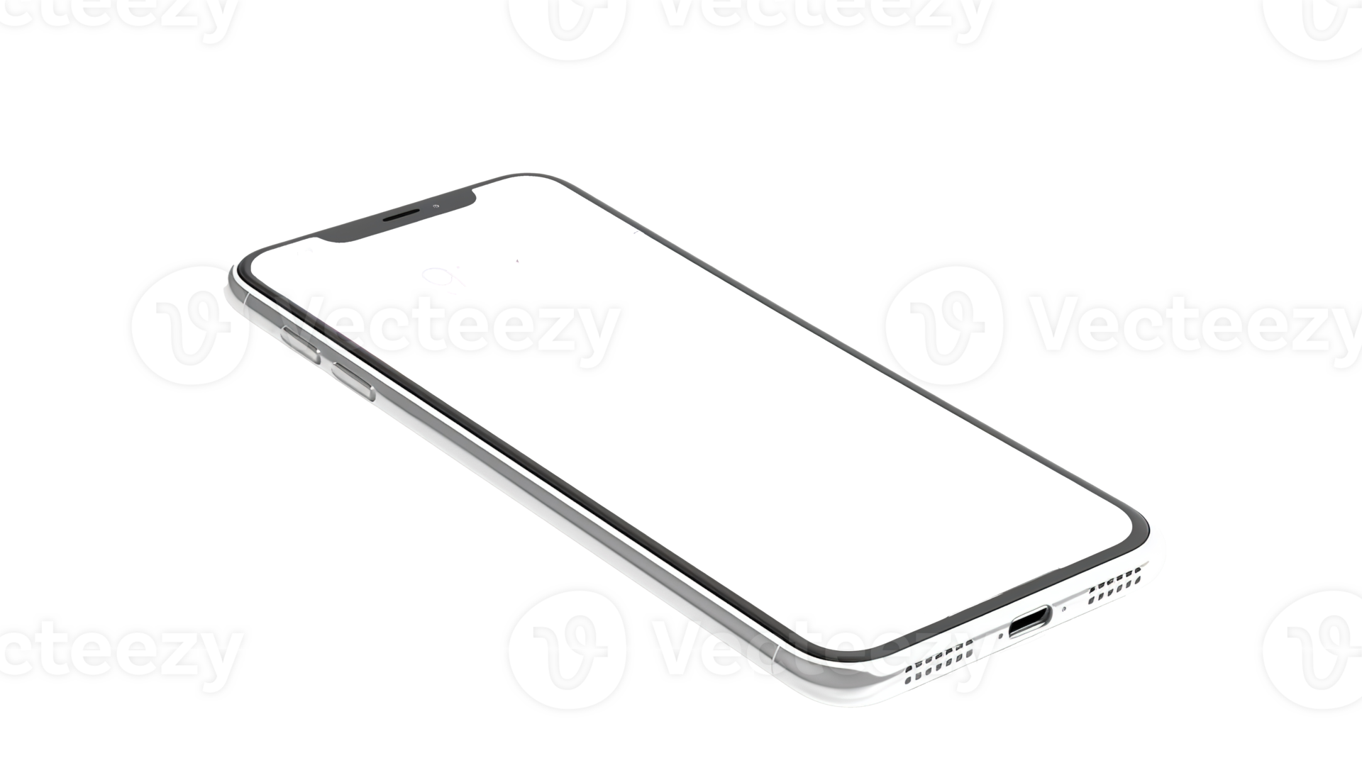 a blank screen smartphone mockup, Cellphone frame with blank display