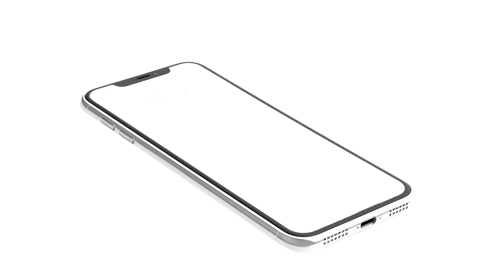 a blank screen smartphone mockup, Cellphone frame with blank display