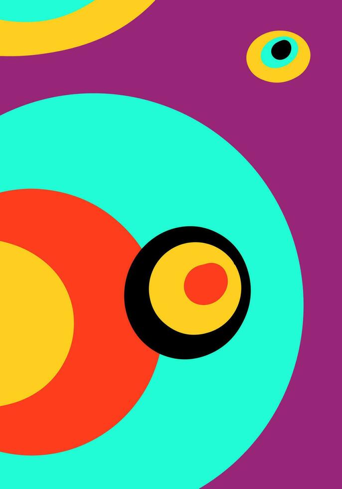colorful abstract flat background vector