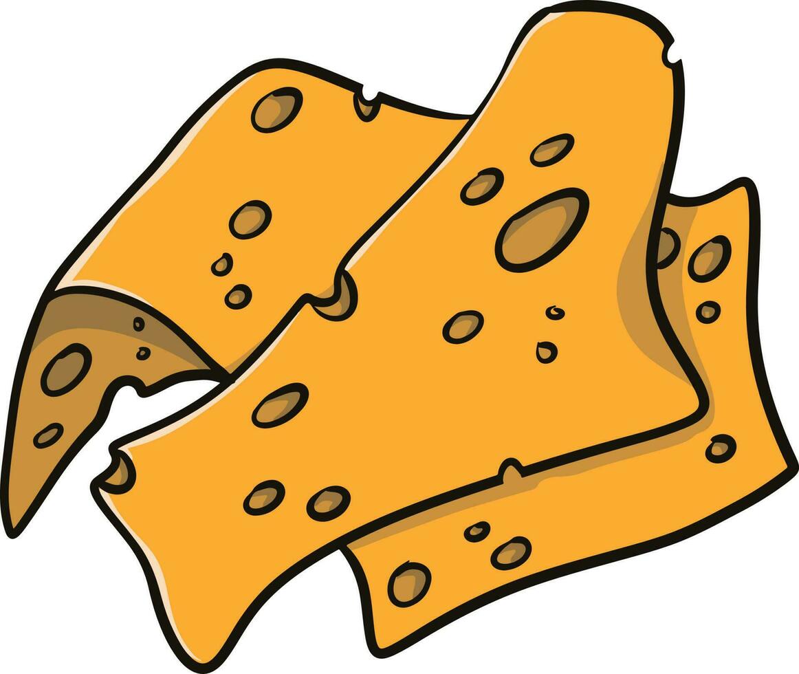 Ilustración de vector de queso