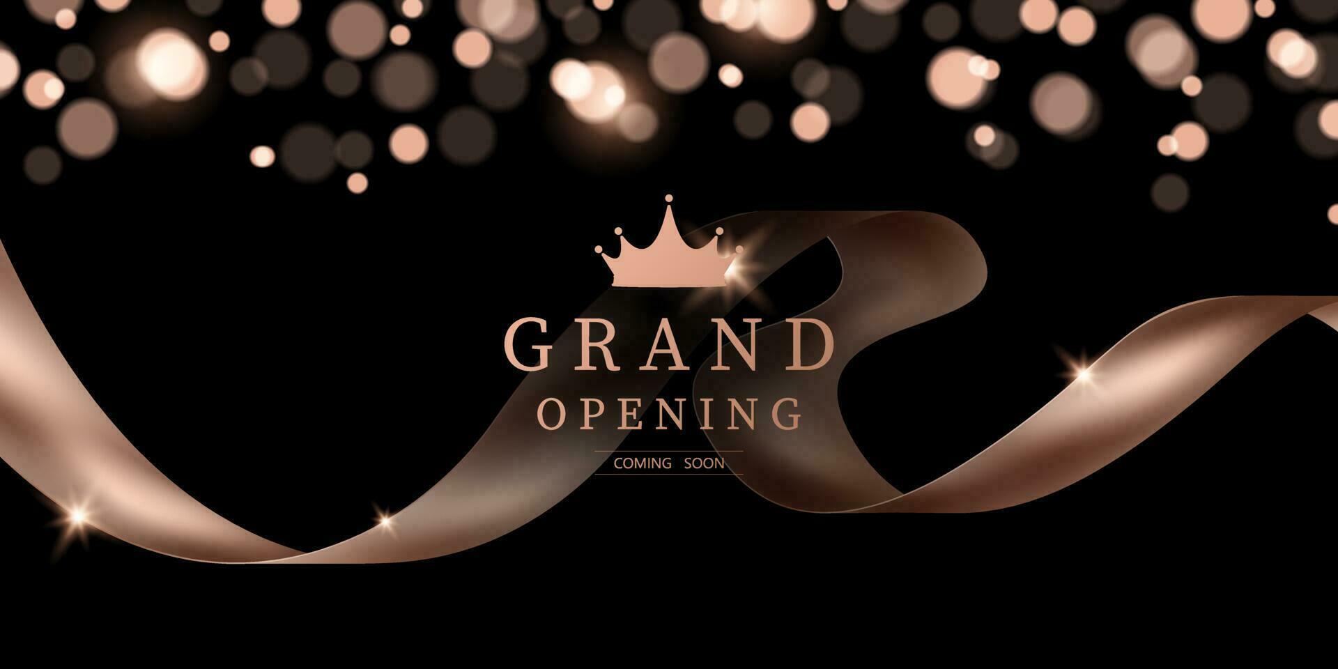 Design your opening card that is elegant. business banner template vector illustration