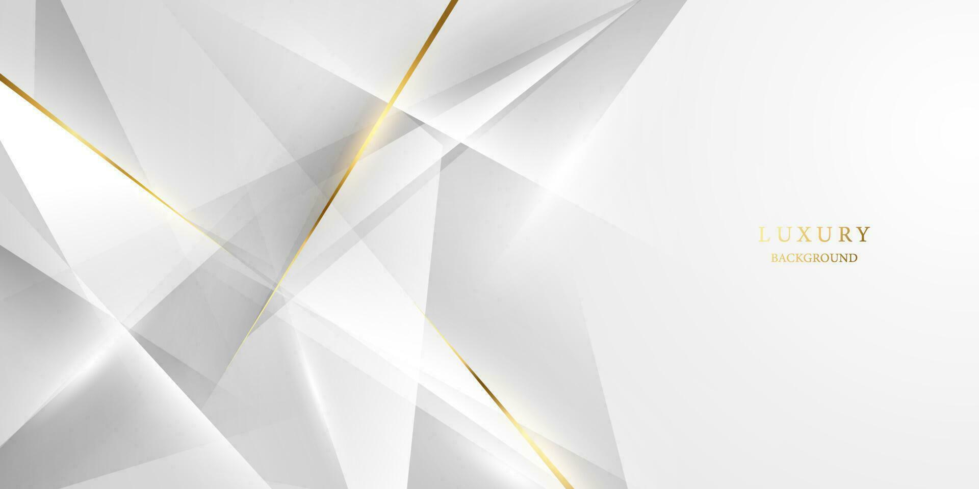 luxury white abstract background with glittering golden elements vector illustration
