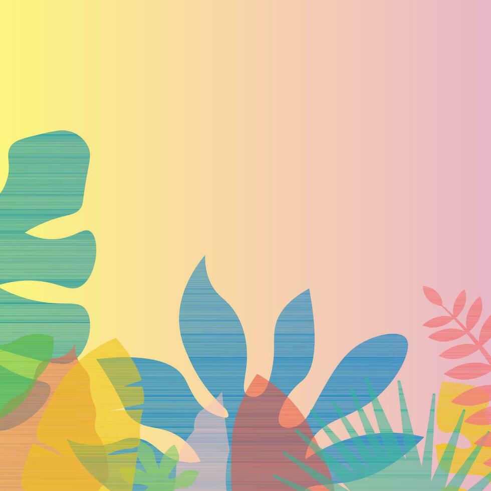 Background design with summer theme vector