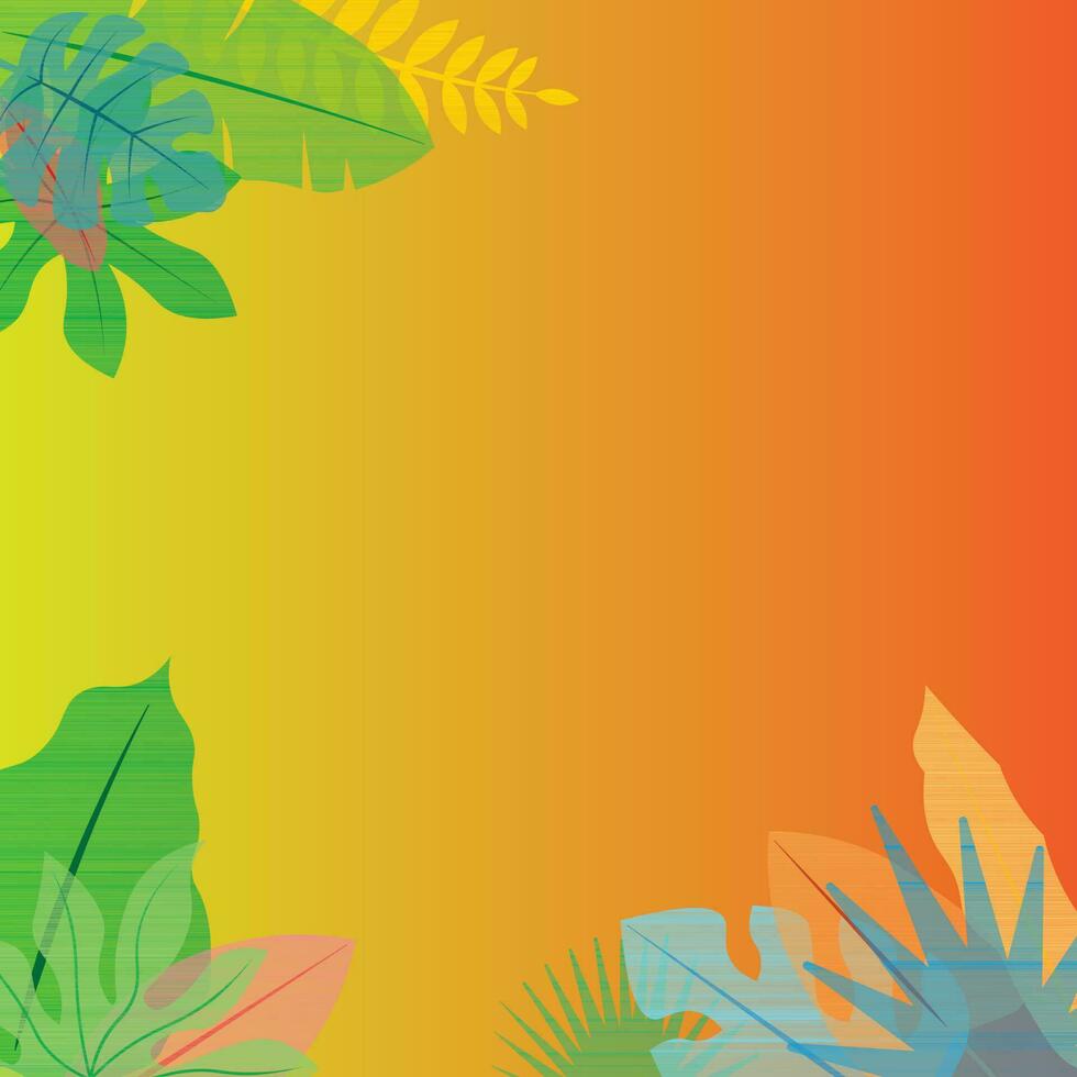 Background design with summer theme vector