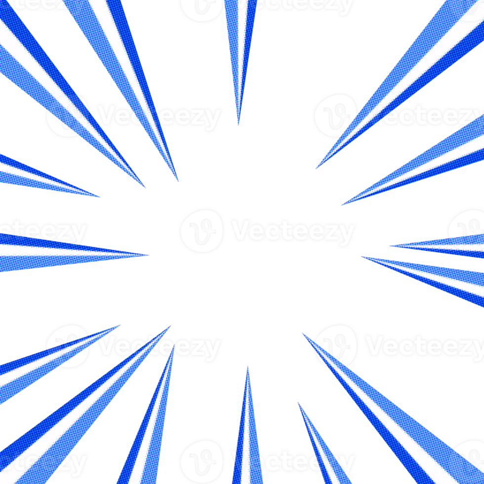 blue sunburst light rays png