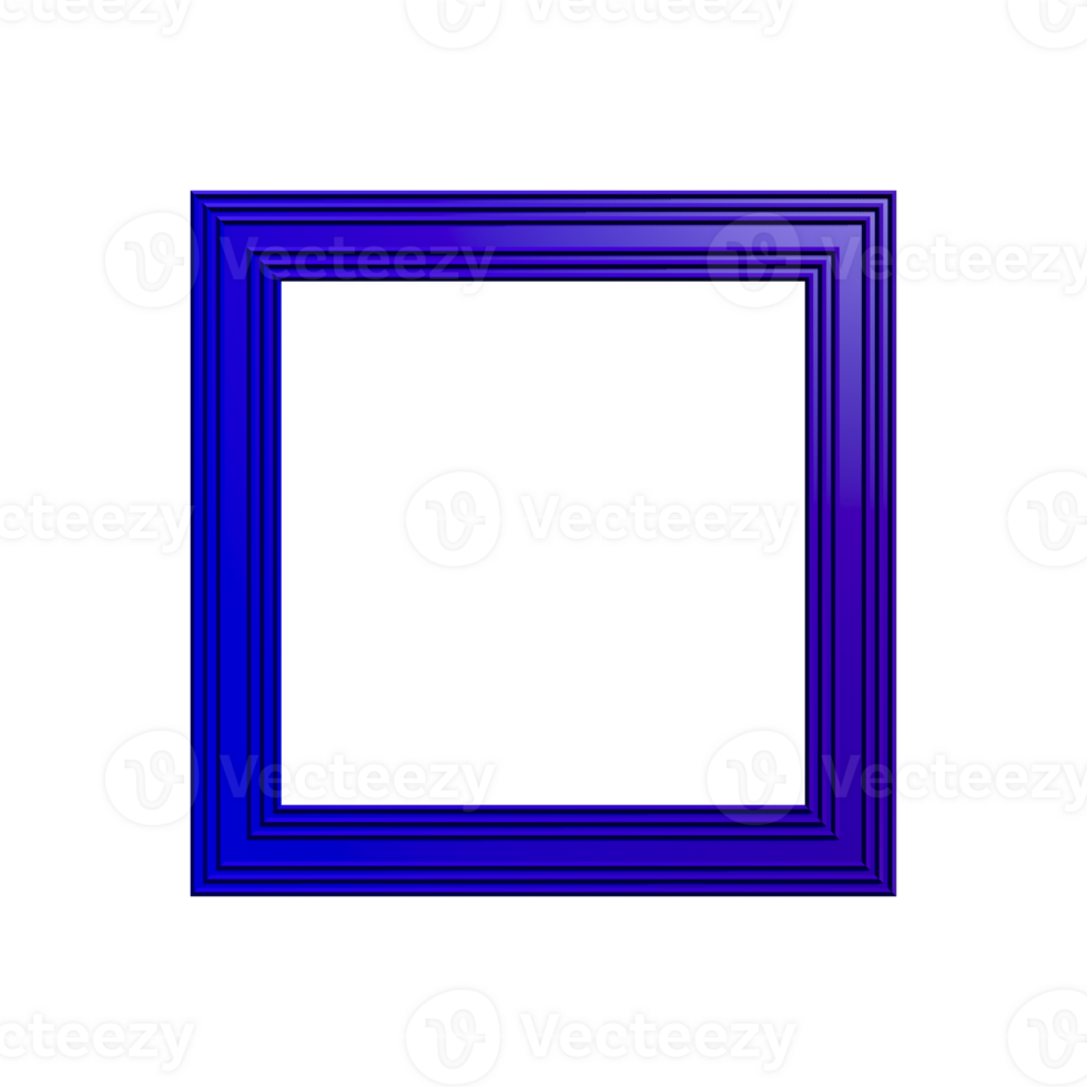 blue photo frame png