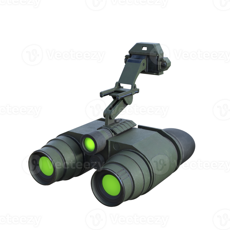 binoculars isolated 3d png