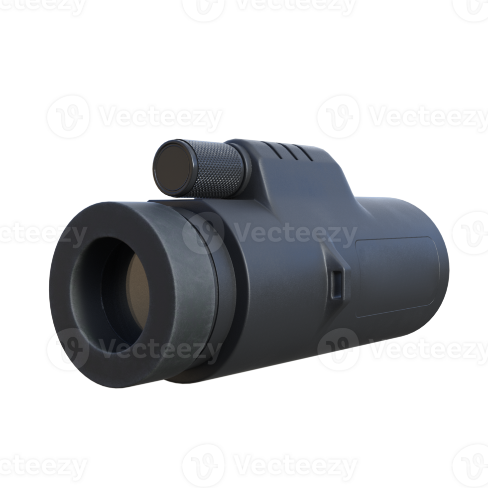 binoculars isolated 3d png