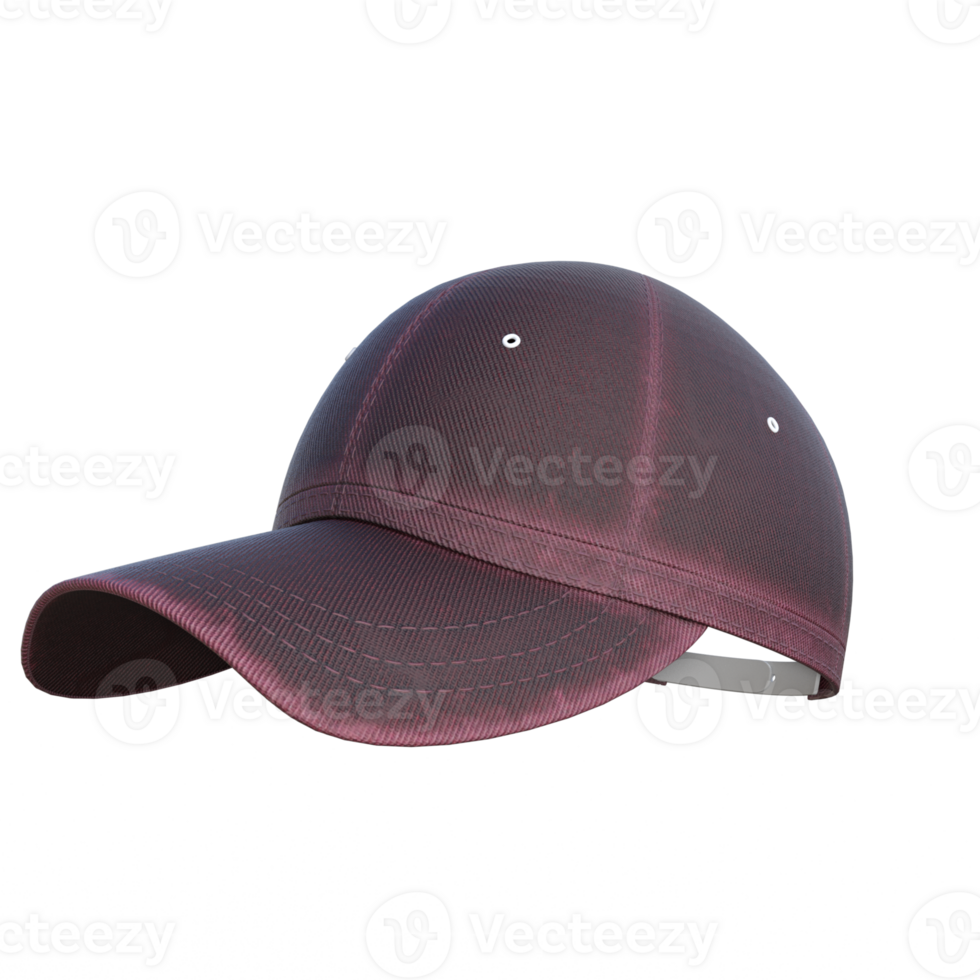 baseball cap isolated 3d png