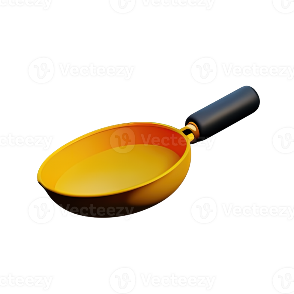 Frying Pan  3D Icon Illustration png