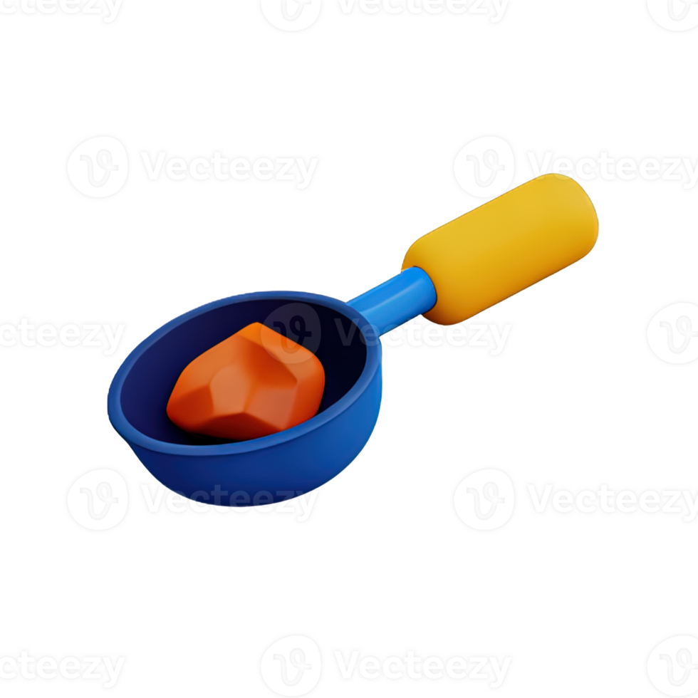 Frying Pan  3D Icon Illustration png