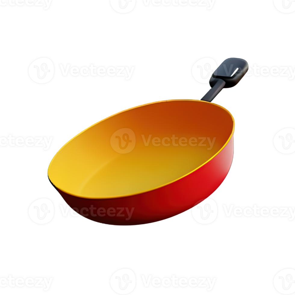 Frying Pan  3D Icon Illustration png