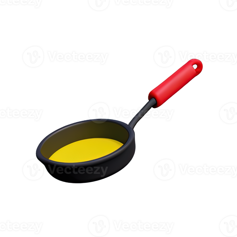 Frying Pan  3D Icon Illustration png