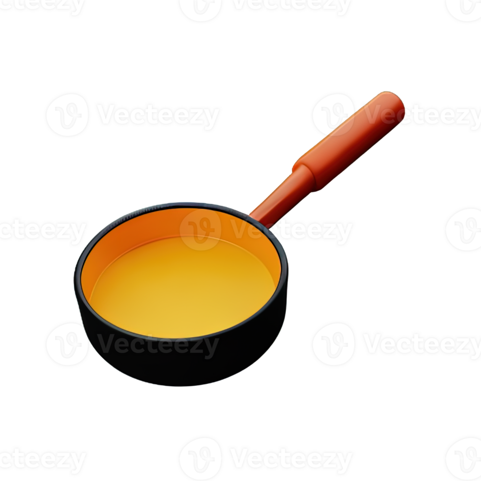 Frying Pan  3D Icon Illustration png