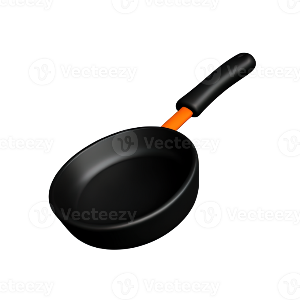 Frying Pan  3D Icon Illustration png