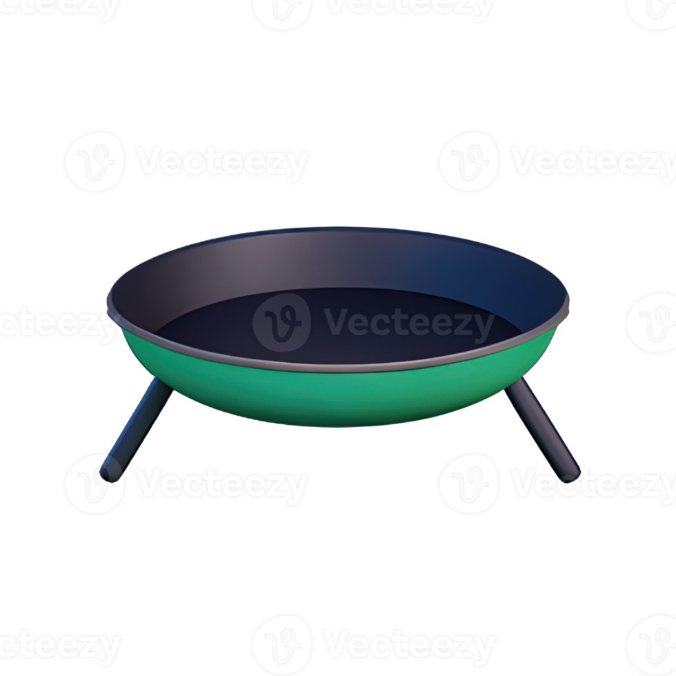 Frying Pan  3D Icon Illustration png