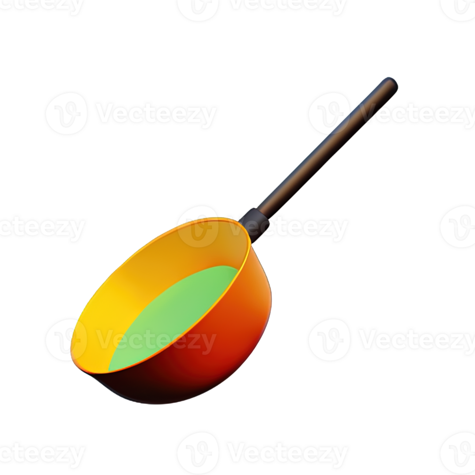 Frying Pan  3D Icon Illustration png