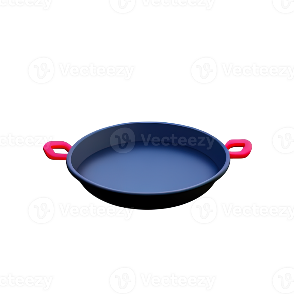Frying Pan  3D Icon Illustration png