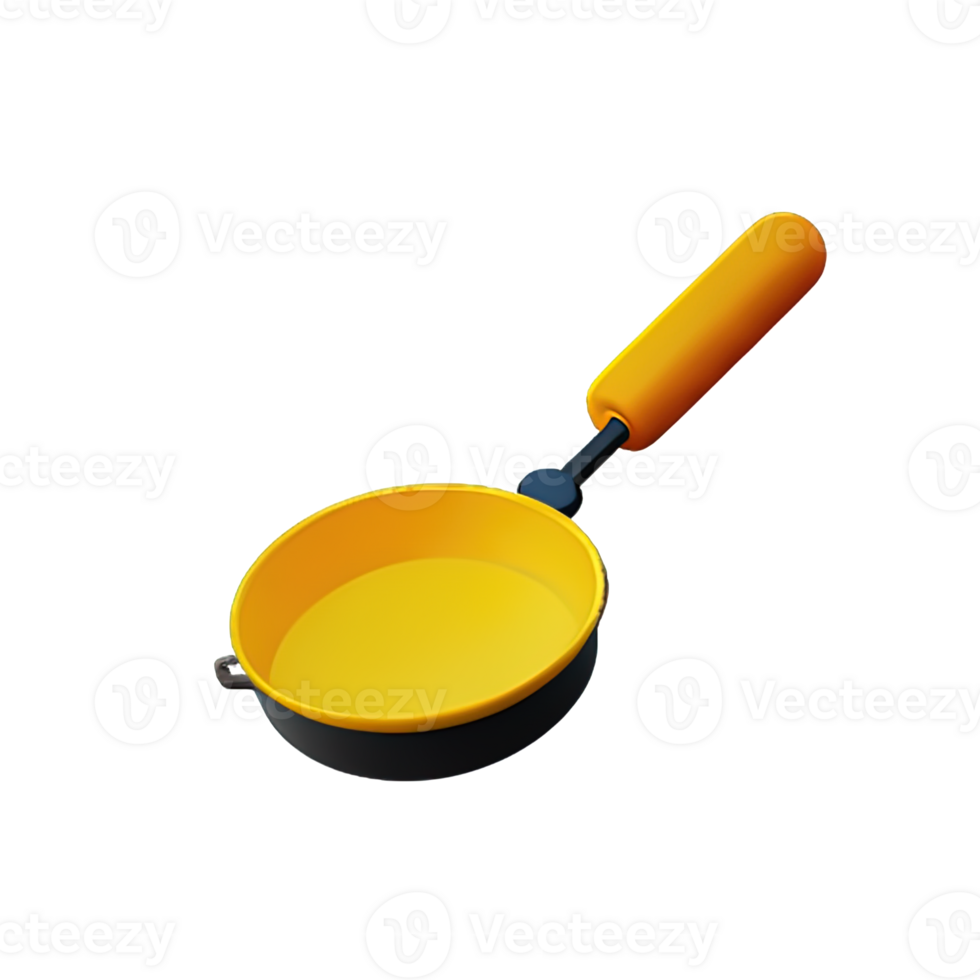 Frying Pan  3D Icon Illustration png
