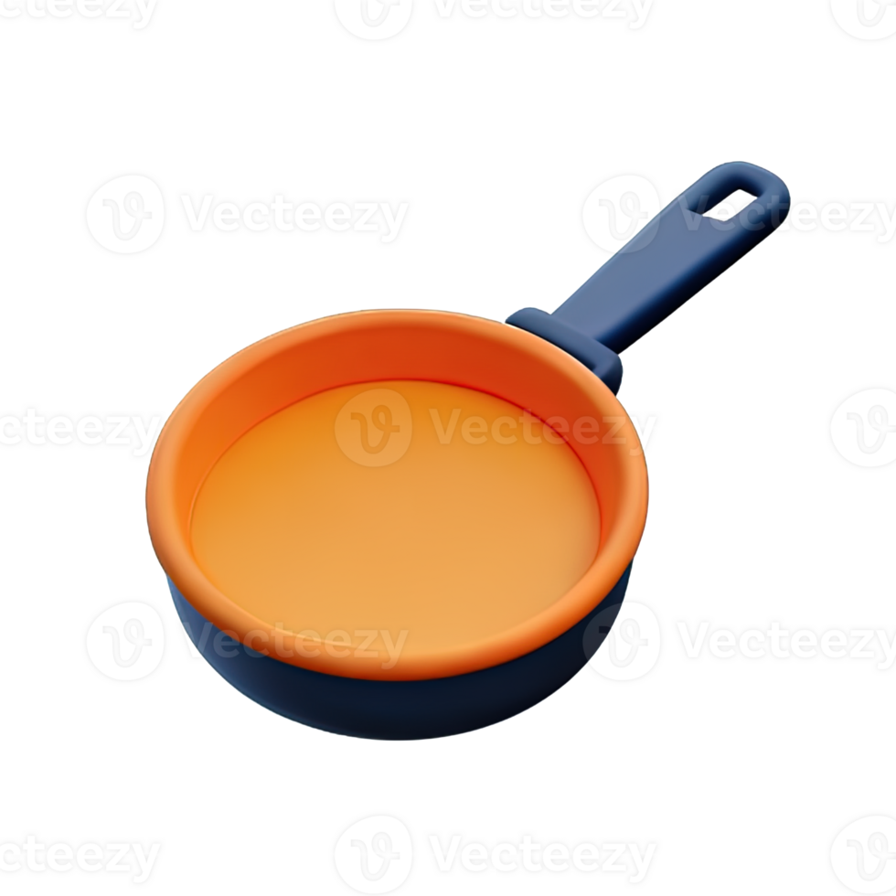 Frying Pan  3D Icon Illustration png
