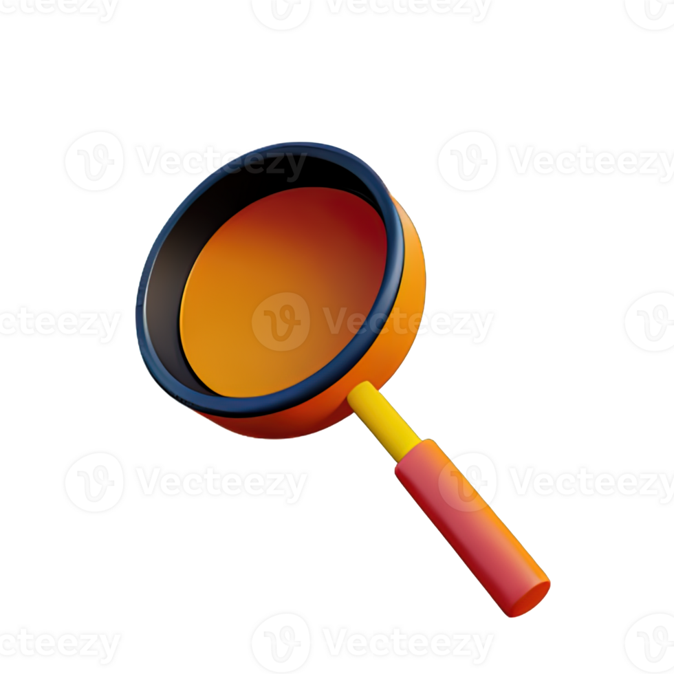 Frying Pan  3D Icon Illustration png