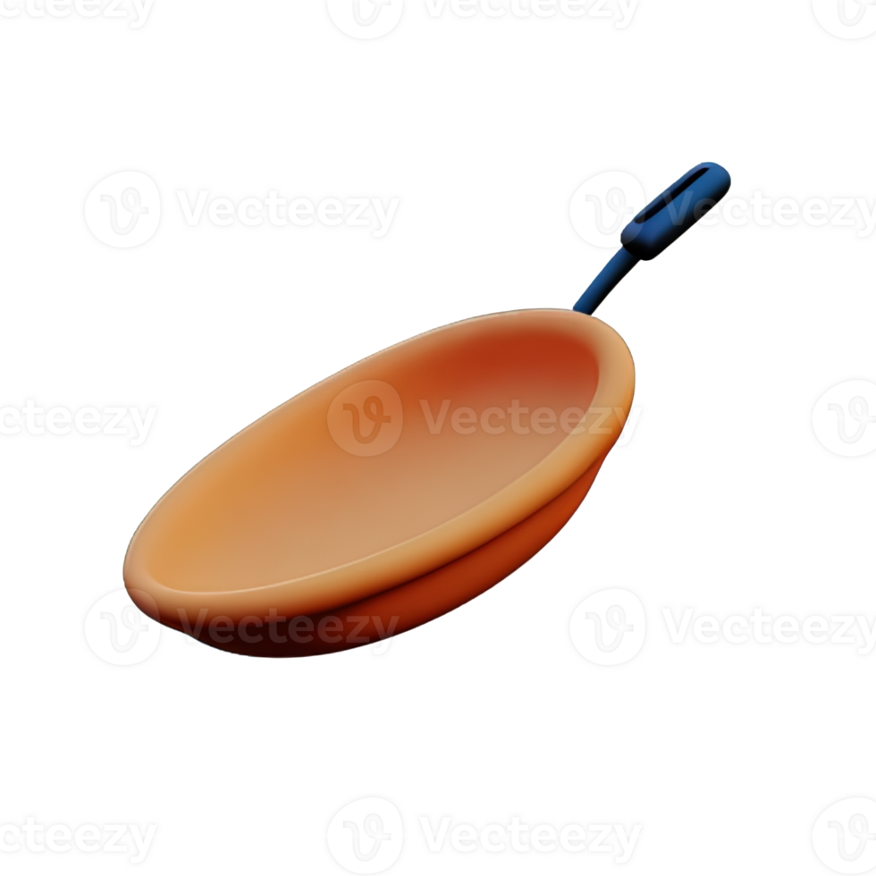 Frying Pan  3D Icon Illustration png