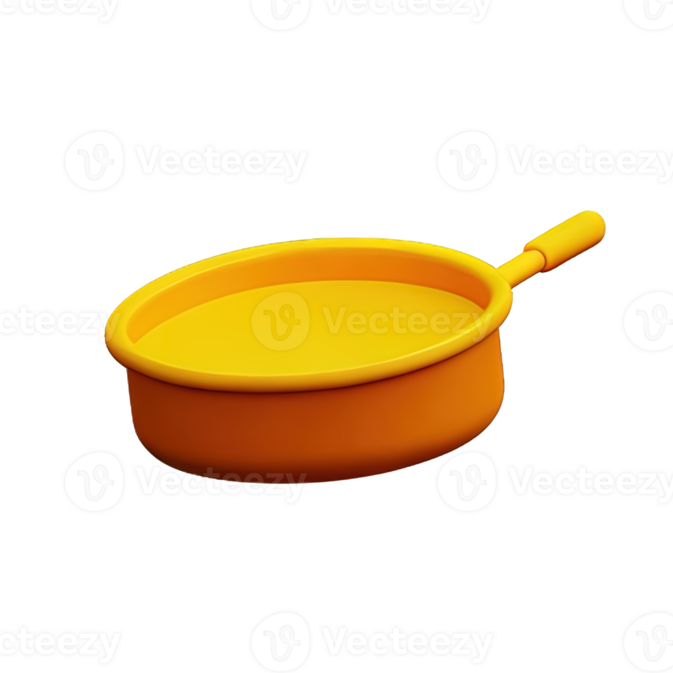Frying Pan  3D Icon Illustration png