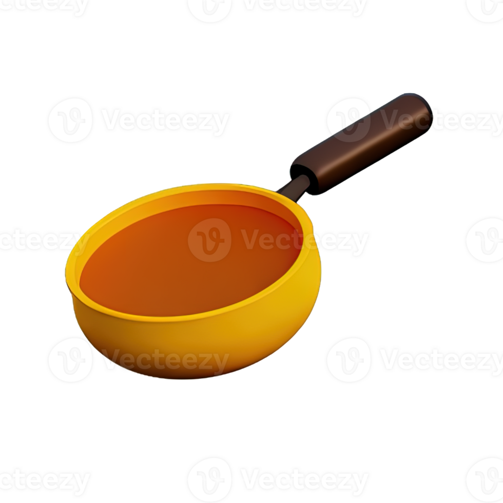 Frying Pan  3D Icon Illustration png