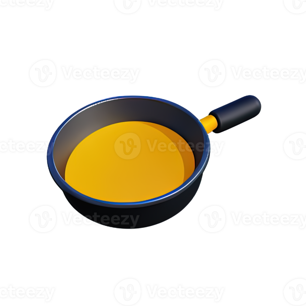 Frying Pan  3D Icon Illustration png