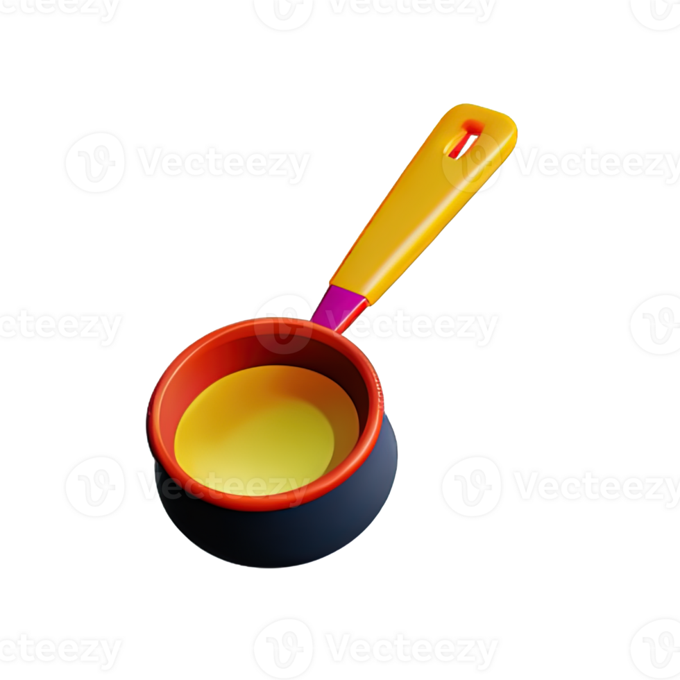 Frying Pan  3D Icon Illustration png