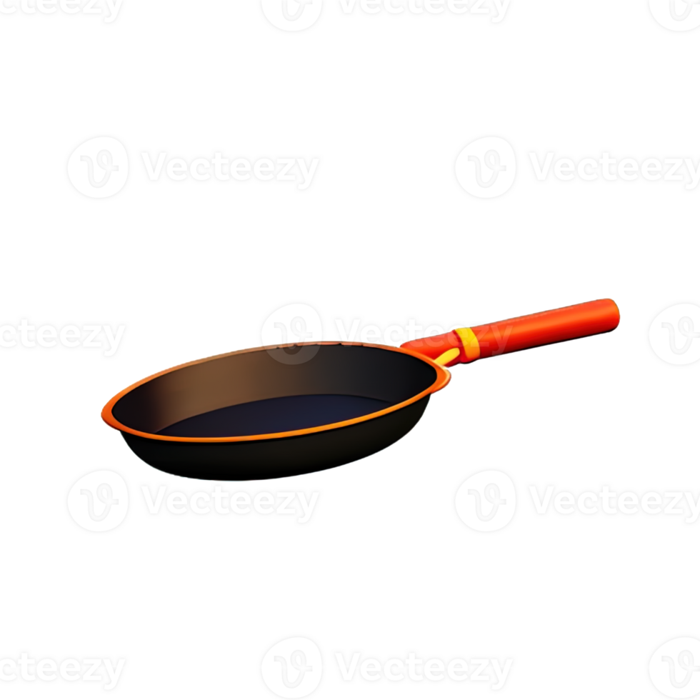 Frying Pan  3D Icon Illustration png