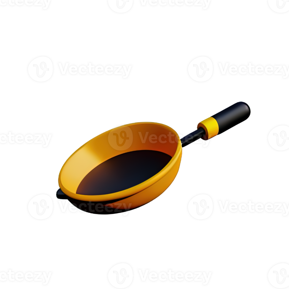 Frying Pan  3D Icon Illustration png