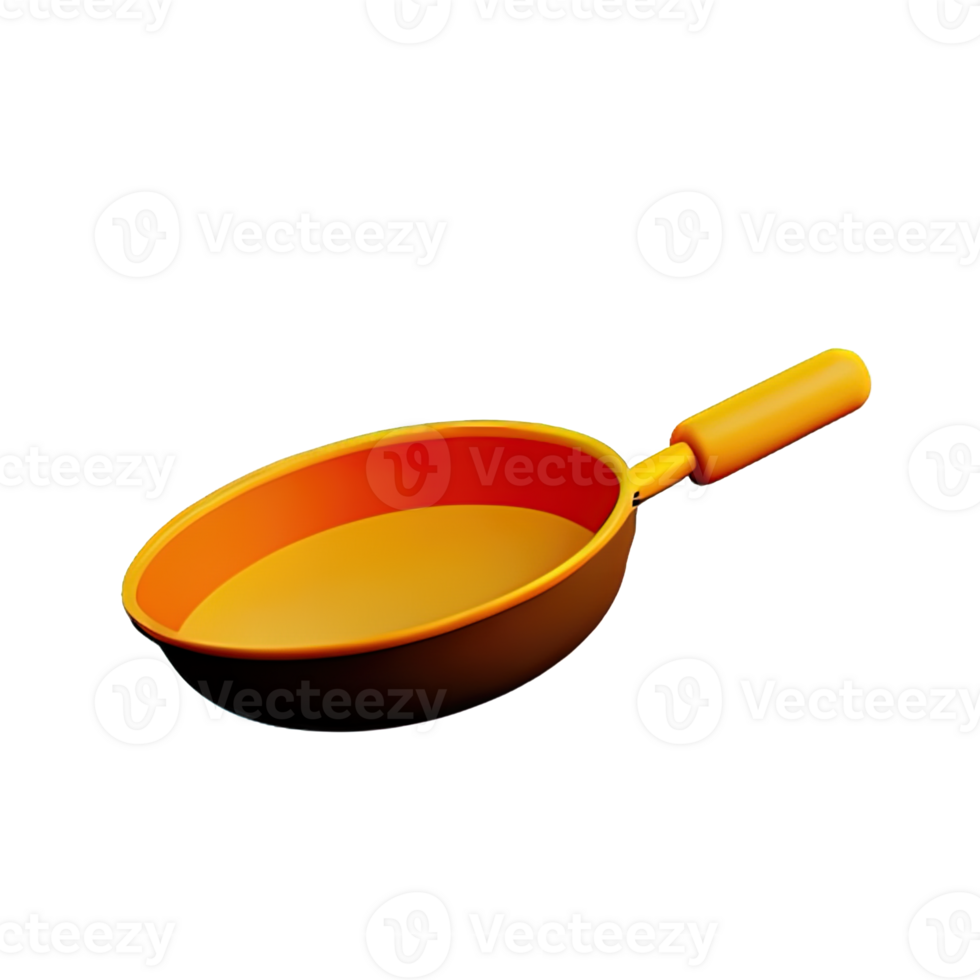 Frying Pan  3D Icon Illustration png