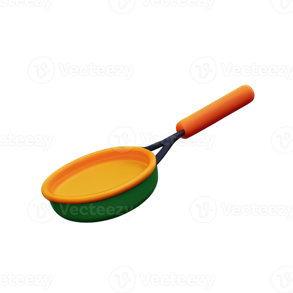 Frying Pan  3D Icon Illustration png